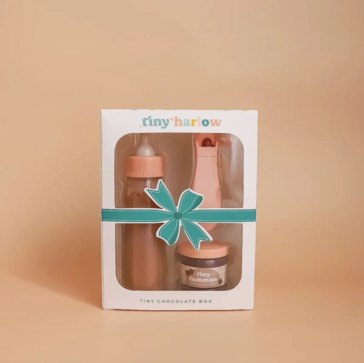 Coffret repas poupée chocolat - biberon et petit pot Tiny Harlow – Image 4
