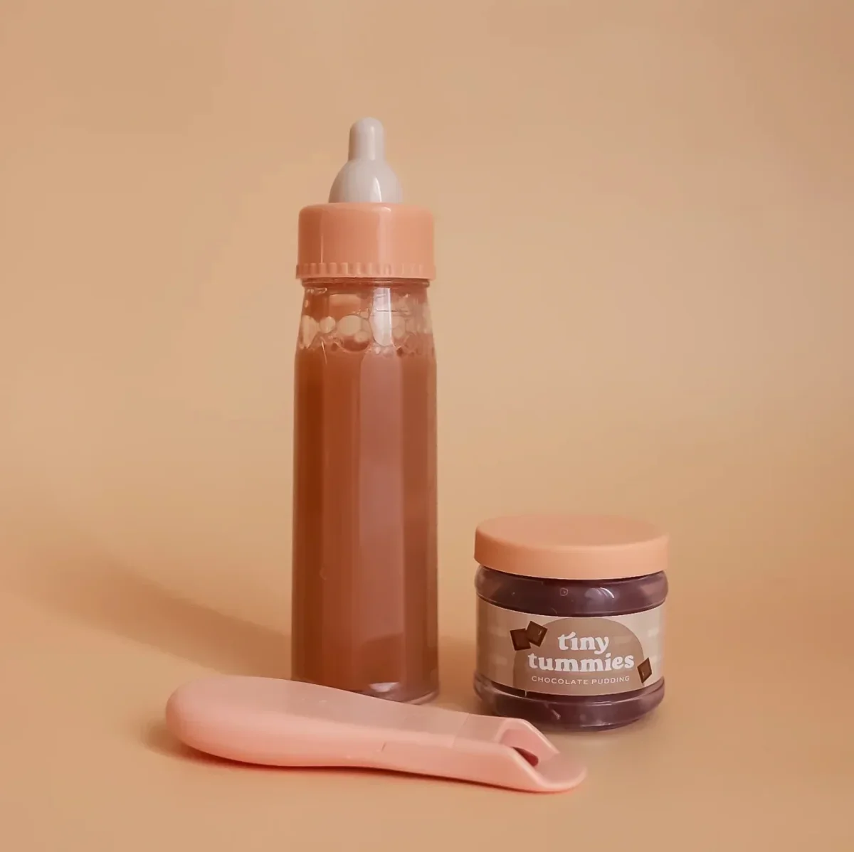 Coffret repas poupée chocolat - biberon et petit pot Tiny Harlow – Image 5