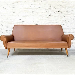 Banquette Canapé 3 Places Vintage Pieds Compas