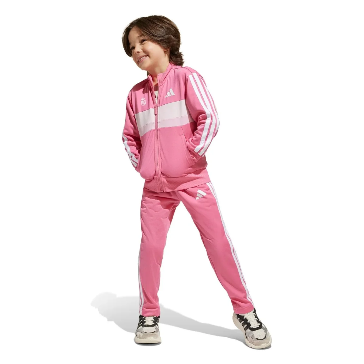 Chándal adidas Tiberio Infantil rosa – Image 4